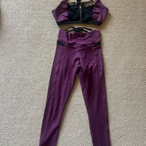 Bombshell Sportswear Purple Jeggings